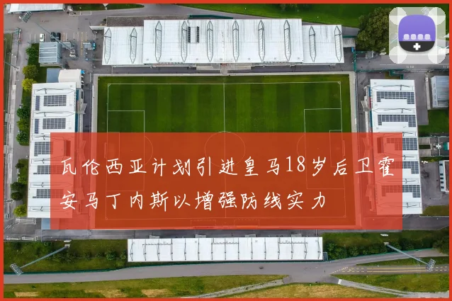瓦伦西亚计划引进皇马18岁后卫霍安马丁内斯以增强防线实力